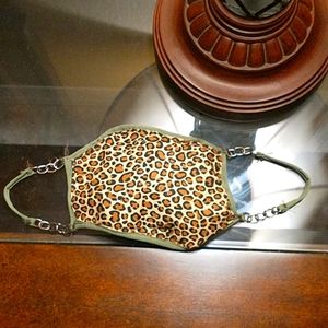 A Handstitched Cheetah Cloth Fashion Face Mask